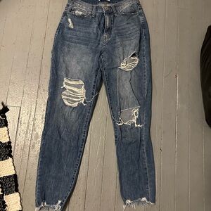 SO High Rise Mom Jeans